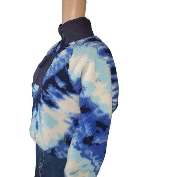 Free People FP Movement Size XS Rocky Ridge Pullover Ridge Jacket Ocean Tie Dye - Picture 2 of 8